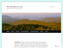 Tablet Screenshot of bradfordlab.com